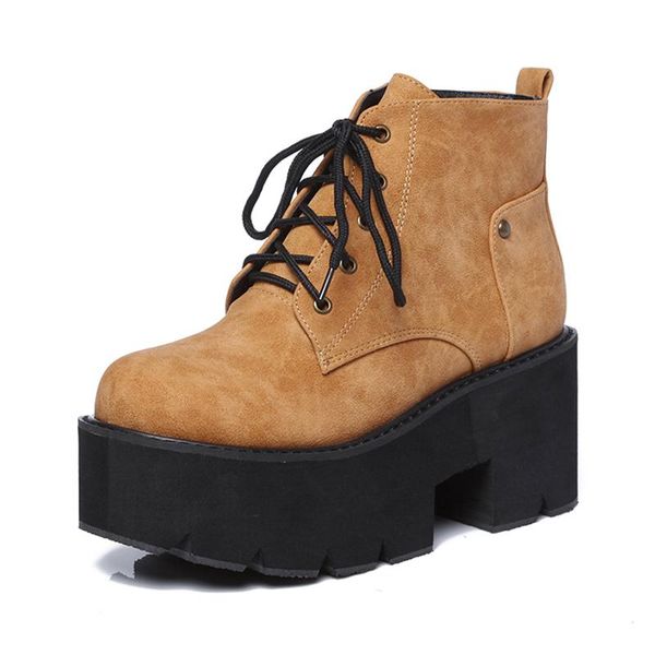 boots women fashion round toe solid color platform high heels zipper ankle strap model slim shoes for lace up, Black
boots women fashion round toe solid color platform high heels zipper ankle strap model slim shoes for lace up, Black