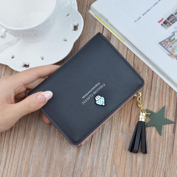 wallets purse female students short little mushroom wallet ms. han edition zero fashion multi-function zipper, Red;black
wallets purse female students short little mushroom wallet ms. han edition zero fashion multi-function zipper, Red;black
