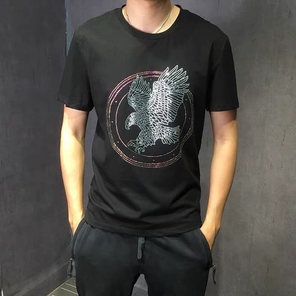 men's t-shirts brilliant fashion diamond modal shirt cotton-neck fine fit luxury dress youth short design sleeve 5fs1, White;black
men's t-shirts brilliant fashion diamond modal shirt cotton-neck fine fit luxury dress youth short design sleeve 5fs1, White;black