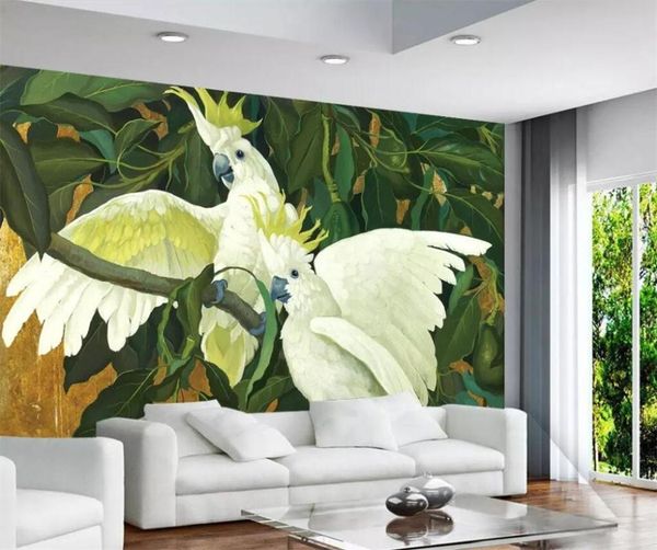 wallpapers drop customized papel de parede pastoral retro tropical rainforest parrot oil paintings background wall
wallpapers drop customized papel de parede pastoral retro tropical rainforest parrot oil paintings background wall