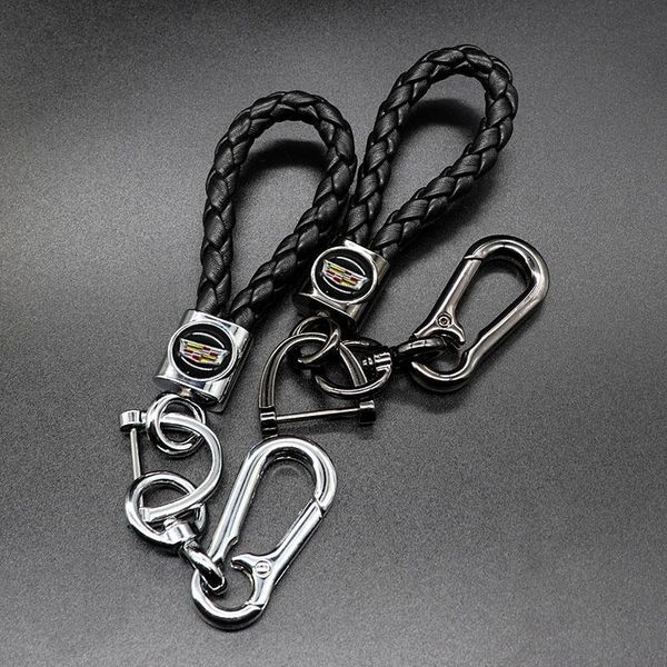 braided rope car keychain detachable metal 360 degree rotating horseshoe buckle men's gift suitable for cadillac-logo keychains, Silver
braided rope car keychain detachable metal 360 degree rotating horseshoe buckle men's gift suitable for cadillac-logo keychains, Silver