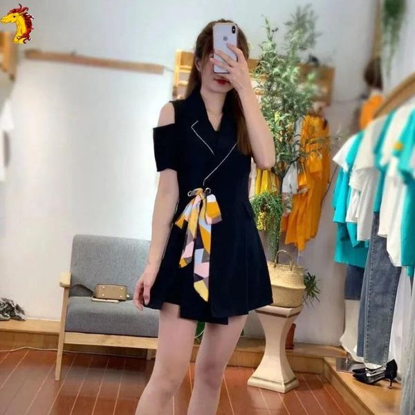 women's suits & blazers casual fashion dress suit summer 2021 slim net red age reduction two piece set, White;black
women's suits & blazers casual fashion dress suit summer 2021 slim net red age reduction two piece set, White;black