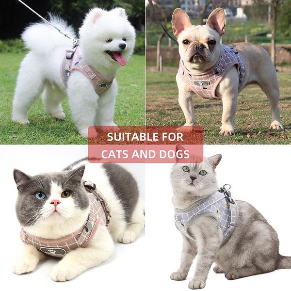 dog collars & leashes breathable mesh puppy vest harness small collar and leash set summer pet outdoors cute cat quick release reflective
dog collars & leashes breathable mesh puppy vest harness small collar and leash set summer pet outdoors cute cat quick release reflective
