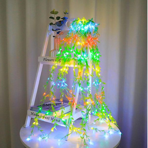 night lights green leaf copper wire lamp with remote control 8 modes usb/battery operated plant string light for christmas decoration
night lights green leaf copper wire lamp with remote control 8 modes usb/battery operated plant string light for christmas decoration