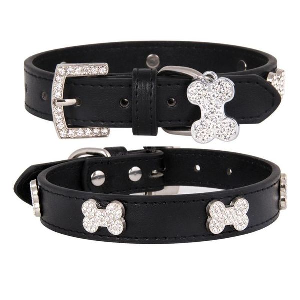 dog collars & leashes bling collar rhinestone leather puppy cute cat bone pendant pet for small dogs/cats supplies
dog collars & leashes bling collar rhinestone leather puppy cute cat bone pendant pet for small dogs/cats supplies