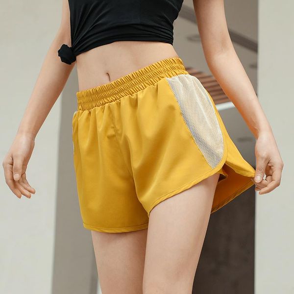 side mesh sports shorts women's double layer anti-glare yoga casual pants loose running fitness outfit
side mesh sports shorts women's double layer anti-glare yoga casual pants loose running fitness outfit