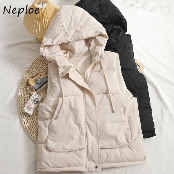 women's vests neploe sleeveless hooded waistcoat vest woman pocket cotton jacket women 2021 autumn winter zipper cardigan outer top, Black;white
women's vests neploe sleeveless hooded waistcoat vest woman pocket cotton jacket women 2021 autumn winter zipper cardigan outer top, Black;white