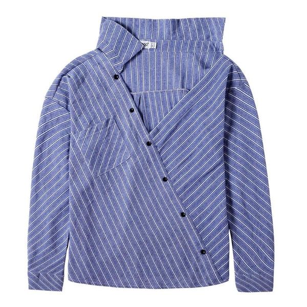 women fashion long sleeve turn down collar stripes office shirt cotton blouse blouses elegant plus size 2021 women's & shirts, White
women fashion long sleeve turn down collar stripes office shirt cotton blouse blouses elegant plus size 2021 women's & shirts, White