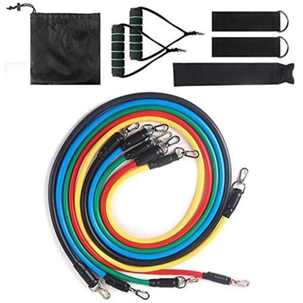 11-piece set of puller pull rope fitness multi-function muscle training belt elastic (opp) (hook color rando resistance bands
11-piece set of puller pull rope fitness multi-function muscle training belt elastic (opp) (hook color rando resistance bands