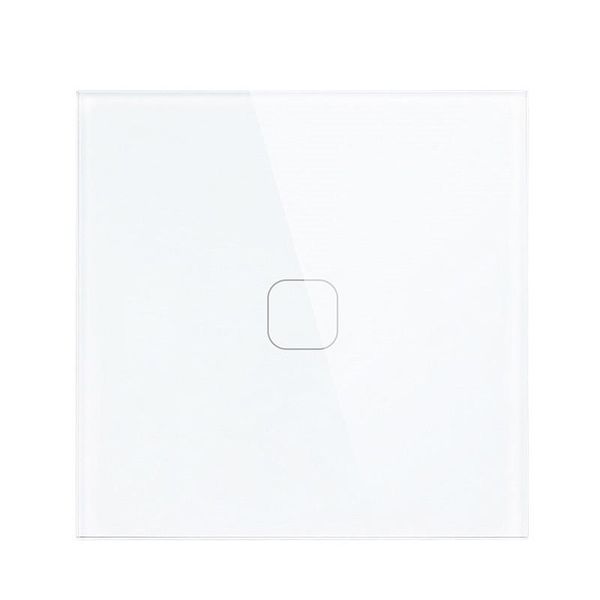 smart home control esooli eu/uk standard 1 gang way touch switch white crystal glass panel light wall only function
smart home control esooli eu/uk standard 1 gang way touch switch white crystal glass panel light wall only function