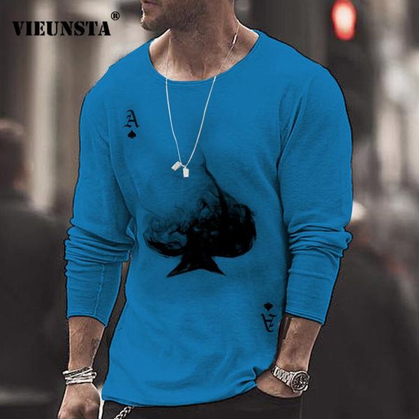 spring o-neck long sleeves casual blouses men fashion poker printed loose shirt autumn plus size streetwear for male men's shirts, White;black
spring o-neck long sleeves casual blouses men fashion poker printed loose shirt autumn plus size streetwear for male men's shirts, White;black