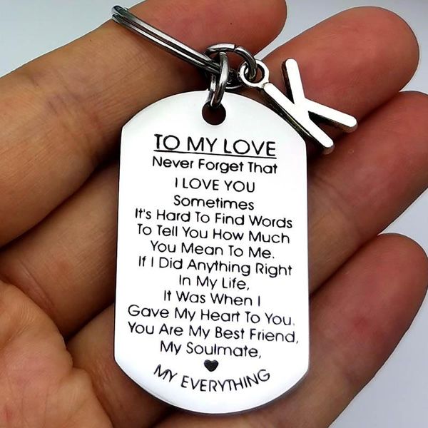 keychains anniversary gfits for him her to my love keychain gift husband wife boyfriend girlfriend women men birthday present, Silver
keychains anniversary gfits for him her to my love keychain gift husband wife boyfriend girlfriend women men birthday present, Silver