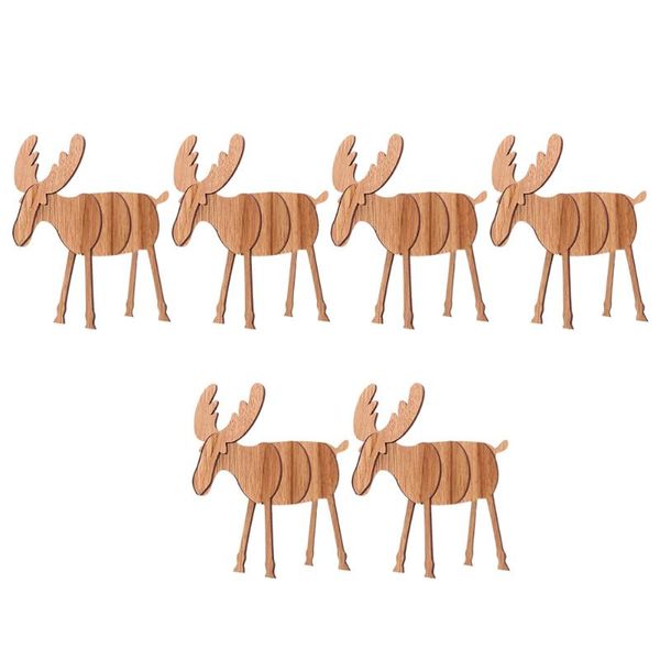 christmas decorations 6pcs elk ornament kid diy assembly wood decor xmas handcraft toys
christmas decorations 6pcs elk ornament kid diy assembly wood decor xmas handcraft toys