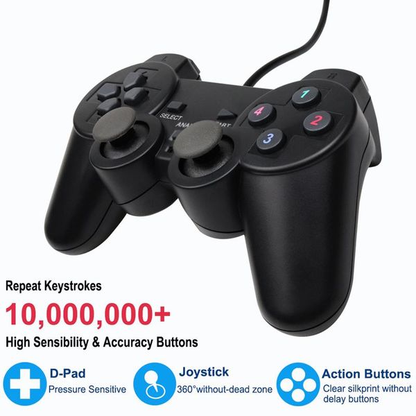 wired usb pc controller for computer lapwinxp/win7/win8/win10 vista black gamepad joystick game controllers & joysticks
wired usb pc controller for computer lapwinxp/win7/win8/win10 vista black gamepad joystick game controllers & joysticks