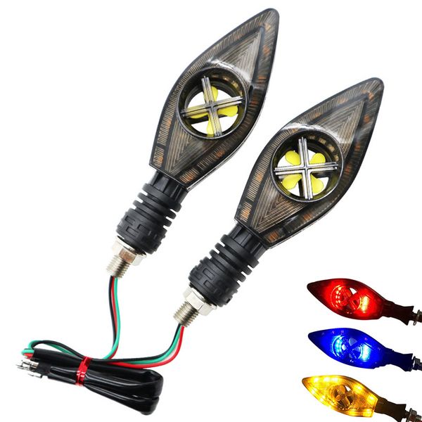 2pcs motorcycle led turn signal lights drl dual color white blue yellow led moto indicator flashing light blinker universal
2pcs motorcycle led turn signal lights drl dual color white blue yellow led moto indicator flashing light blinker universal