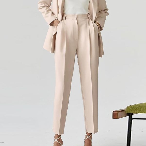 women's pants & capris 2021 autumn chic trousers england style high waist solid loose casual office lady elegant, Black;white
women's pants & capris 2021 autumn chic trousers england style high waist solid loose casual office lady elegant, Black;white