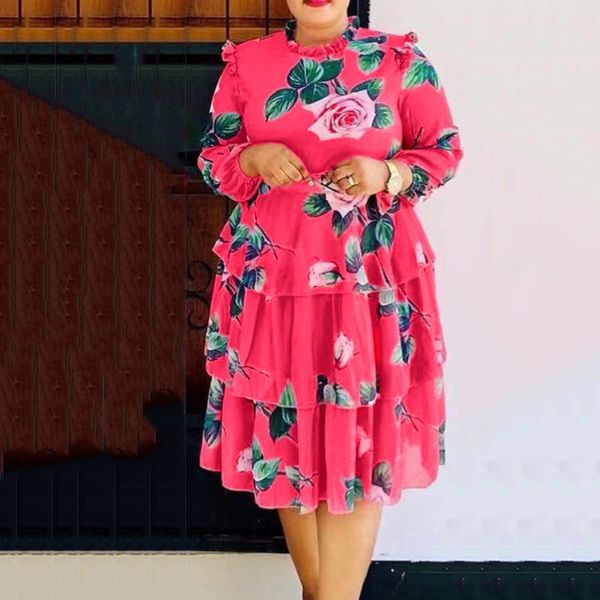 vintage floral print women dress with belt red cascading ruffle a-line midi robe femme african casual elegant maxi vestiods 3xl, White
vintage floral print women dress with belt red cascading ruffle a-line midi robe femme african casual elegant maxi vestiods 3xl, White