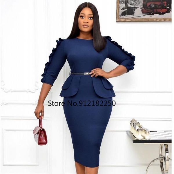 casual dresses 3xl plus size spring autumn women elegant office midi ladies bodycon o-neck female fashion work pencil dress, Black;gray 
casual dresses 3xl plus size spring autumn women elegant office midi ladies bodycon o-neck female fashion work pencil dress, Black;gray