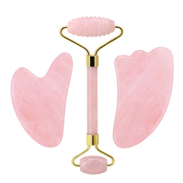 massage stones & rocks natural rose quartz jade roller guasha board set crystal stone gouache scraper face massager beauty tool
massage stones & rocks natural rose quartz jade roller guasha board set crystal stone gouache scraper face massager beauty tool