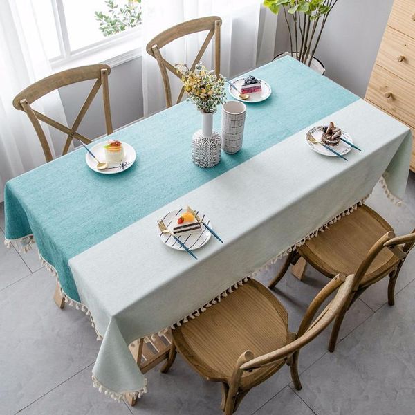 table cloth 50 two-tone decorative linen tablecloth with tassel waterproof oilproof thicken rectangular wedding dining tea
table cloth 50 two-tone decorative linen tablecloth with tassel waterproof oilproof thicken rectangular wedding dining tea