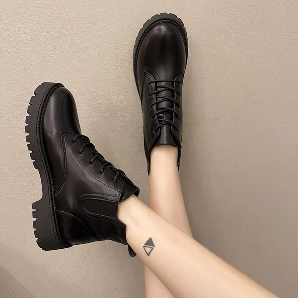 boots for women's 2021 winter lace-up platform ladies ankle women fashion black booties botas de mujer
boots for women's 2021 winter lace-up platform ladies ankle women fashion black booties botas de mujer