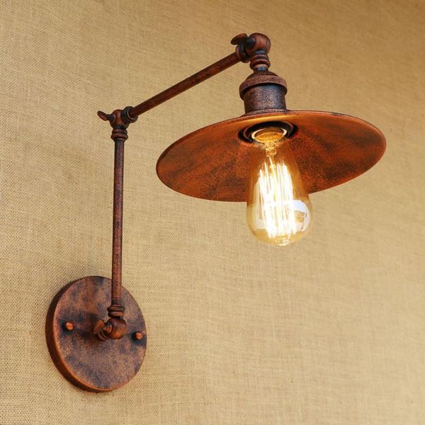 wall lamp vintage loft metal 4 sizes led bulb adjustable arm iron lampshade for living room bedroom restaurant bar e27 220v
wall lamp vintage loft metal 4 sizes led bulb adjustable arm iron lampshade for living room bedroom restaurant bar e27 220v