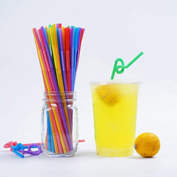 drinking straws flexible bendy party disposable plastic - assorted colors 100pcs bar accessories
drinking straws flexible bendy party disposable plastic - assorted colors 100pcs bar accessories