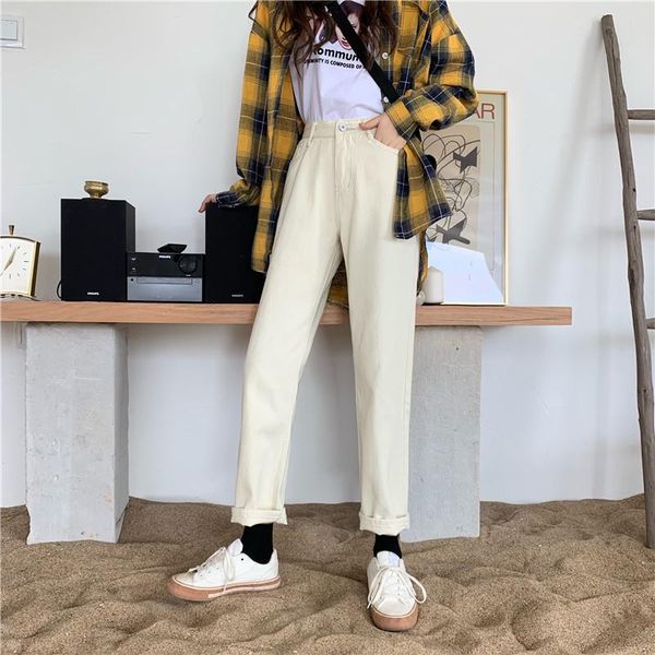 ytx153 2021 new pants students all-match high waist slim nine-point jeans women, Blue
ytx153 2021 new pants students all-match high waist slim nine-point jeans women, Blue