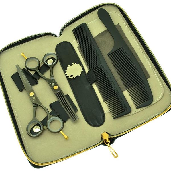 hair scissors 5.5 inch black cutting thinning shears smith chu hairdresser's japan 440c barbers suppliers a0016c
hair scissors 5.5 inch black cutting thinning shears smith chu hairdresser's japan 440c barbers suppliers a0016c