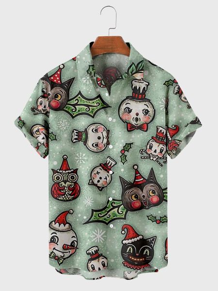 men's casual shirts 2021 nova cruz 11 elementos de natal 3d impressão digital tendência solta manga curta camisa masculina, White;black
men's casual shirts 2021 nova cruz 11 elementos de natal 3d impressão digital tendência solta manga curta camisa masculina, White;black