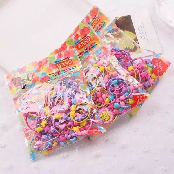 50pcs/bag children's headdress hair, korean cartoon headdress, girl rubber band sweet cute hair accessories, Slivery;white
50pcs/bag children's headdress hair, korean cartoon headdress, girl rubber band sweet cute hair accessories, Slivery;white