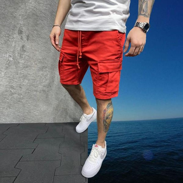 men's shorts fashion summer tooling loose sportswear pocket casual pants, White;black
men's shorts fashion summer tooling loose sportswear pocket casual pants, White;black