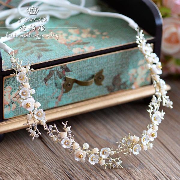 hair clips & barrettes handmade shell flower crystal immitate pearl headband brides tiara headdress tocado novia bride accessories, Golden;silver
hair clips & barrettes handmade shell flower crystal immitate pearl headband brides tiara headdress tocado novia bride accessories, Golden;silver