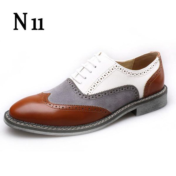 dress shoes men's business large size 38-48 leather carved design brand classic brock driving, Black
dress shoes men's business large size 38-48 leather carved design brand classic brock driving, Black