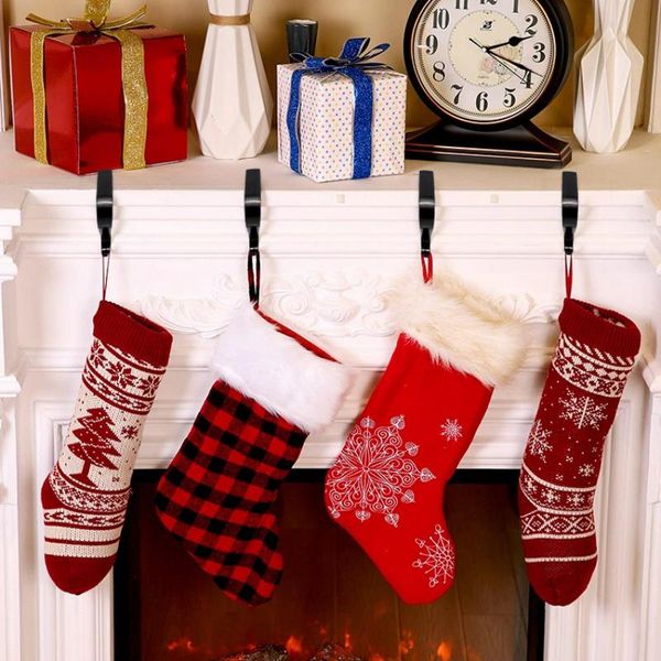 hooks & rails 4pcs black bronze christmas stocking hanger metal mantel holders fireplace decors holiday supplies
hooks & rails 4pcs black bronze christmas stocking hanger metal mantel holders fireplace decors holiday supplies