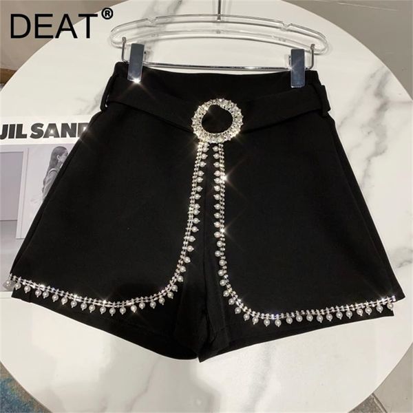 deat spring arrivals solid color nature waist pearl nailed bead edge fake two pieces shorts mz360 210722, Black
deat spring arrivals solid color nature waist pearl nailed bead edge fake two pieces shorts mz360 210722, Black