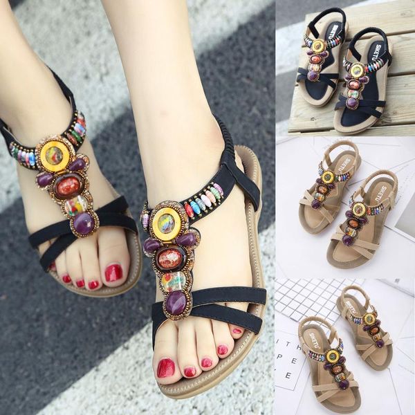 sandals fashion braided women's beach summer slip-on flat open toe breathable ladies roman comfortable shoes, Black
sandals fashion braided women's beach summer slip-on flat open toe breathable ladies roman comfortable shoes, Black