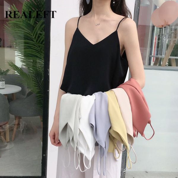 summer women chic chiffon solid multi colors beach tank basic lady bottoming v-neck vest 210428, White
summer women chic chiffon solid multi colors beach tank basic lady bottoming v-neck vest 210428, White