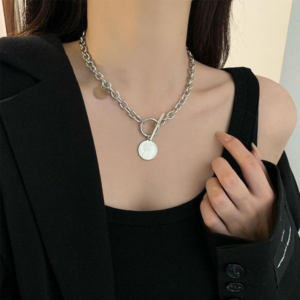 chains simple necklaces woman coin necklace for women retro designer european fashion girl party jewelry gold color zinc alloy collier, Silver
chains simple necklaces woman coin necklace for women retro designer european fashion girl party jewelry gold color zinc alloy collier, Silver