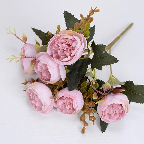 decorative flowers & wreaths 1 bouquet 6 heads rose for diy home decor garden wedding decoration artificial peony tea camellia silk fake flo
decorative flowers & wreaths 1 bouquet 6 heads rose for diy home decor garden wedding decoration artificial peony tea camellia silk fake flo