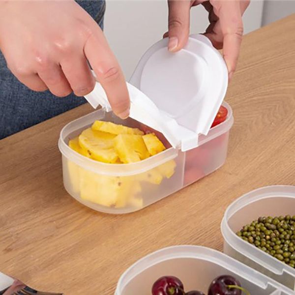 storage bottles & jars safe double-grid food sealed box kitchen refrigerators sealbox multifunctional transparent container for fruits snack
storage bottles & jars safe double-grid food sealed box kitchen refrigerators sealbox multifunctional transparent container for fruits snack