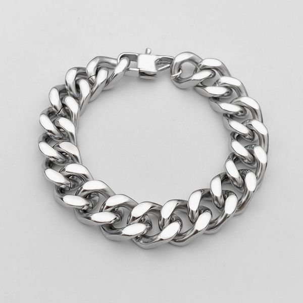 hip-hop trend domineering men's bracelet titanium steel long buckle six-sided grinding chain link,, Black
hip-hop trend domineering men's bracelet titanium steel long buckle six-sided grinding chain link,, Black