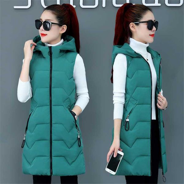 women's vests streetwear fashion wild vest female long section down cotton jacket winter korean hooded slim bisic coats, Black;white
women's vests streetwear fashion wild vest female long section down cotton jacket winter korean hooded slim bisic coats, Black;white