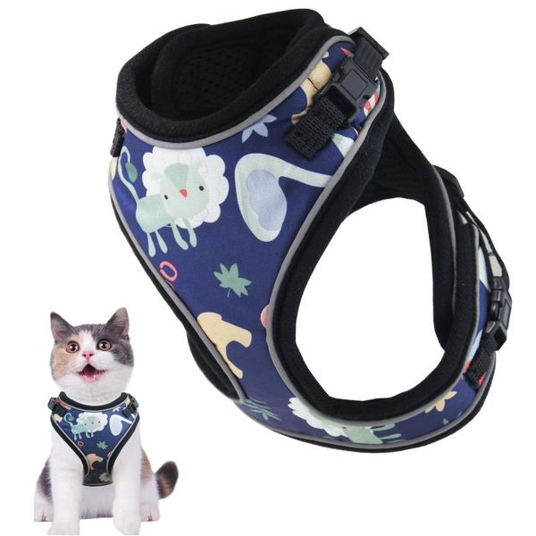 cat collars & leads harness escape proof small and dog soft mesh adjustable vest w/reflective strap metal clipi
cat collars & leads harness escape proof small and dog soft mesh adjustable vest w/reflective strap metal clipi