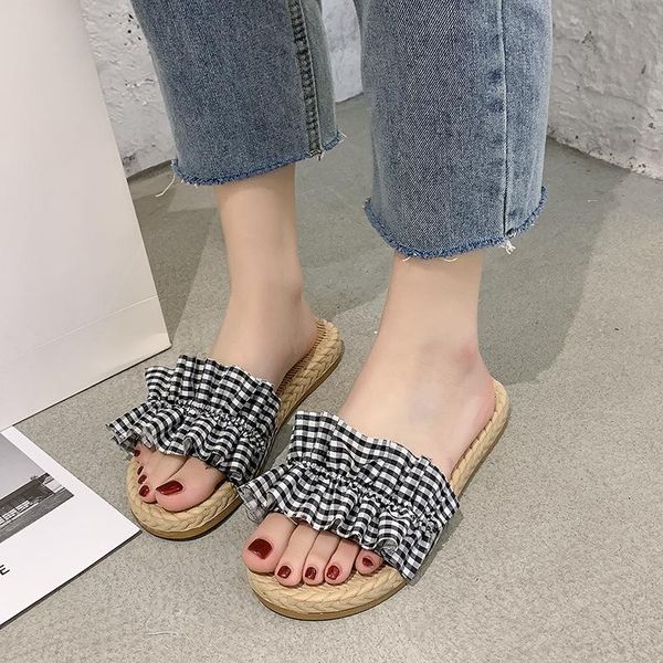 slippers reetene summer flat women cool female flip flops beach soft bottom non-slip for, Black
slippers reetene summer flat women cool female flip flops beach soft bottom non-slip for, Black