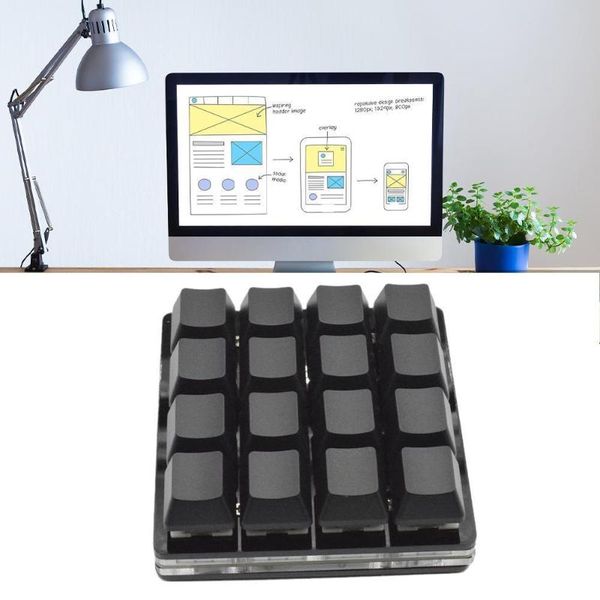 keyboard mouse combos 16-key black keypad mechanical custom shortcut keys programmable hardware macroautomatic click on
keyboard mouse combos 16-key black keypad mechanical custom shortcut keys programmable hardware macroautomatic click on