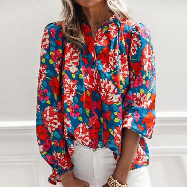 autumn floral printing cotton blouse female vintage stand collar office ladies casual long sleeve holidays shirts#3 women's blouses &, White
autumn floral printing cotton blouse female vintage stand collar office ladies casual long sleeve holidays shirts#3 women's blouses &, White