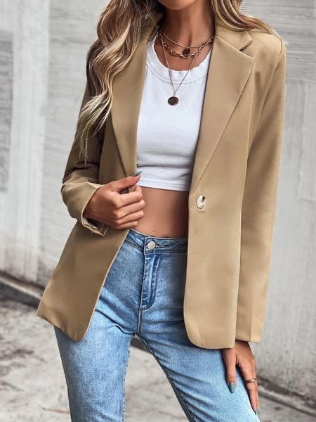 women's suits & blazers lapel blazer long-sleeved elegant buttoned office lady jacket spring autumn solid color v-neck retro, White;black
women's suits & blazers lapel blazer long-sleeved elegant buttoned office lady jacket spring autumn solid color v-neck retro, White;black
