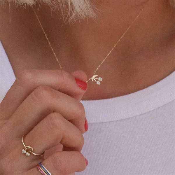 chokers cute zircon cherry pendant chain necklace stylish fruit choker wholesale jewelry girl gifts, Golden;silver
chokers cute zircon cherry pendant chain necklace stylish fruit choker wholesale jewelry girl gifts, Golden;silver