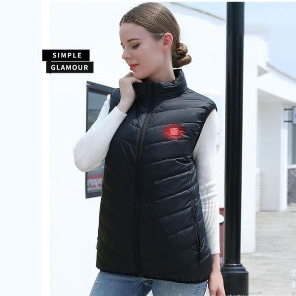men outdoor usb infrared heating vest jacket women winter electric thermal clothing waistcoat for sports hiking women's vests, Black;white
men outdoor usb infrared heating vest jacket women winter electric thermal clothing waistcoat for sports hiking women's vests, Black;white